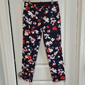 Banana Republic Multicolor Floral Pants